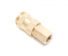 Быстроразъем пневматический с клапаном - внутренняя резьба 1/4"  (латунь) Forsage F-BSE1-2SF. Большой выбор на сайте Трейдимпорт